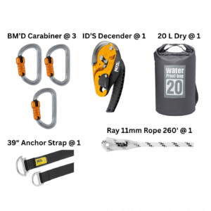 Climb Safe Supply 260' Repel/Rescue Kit